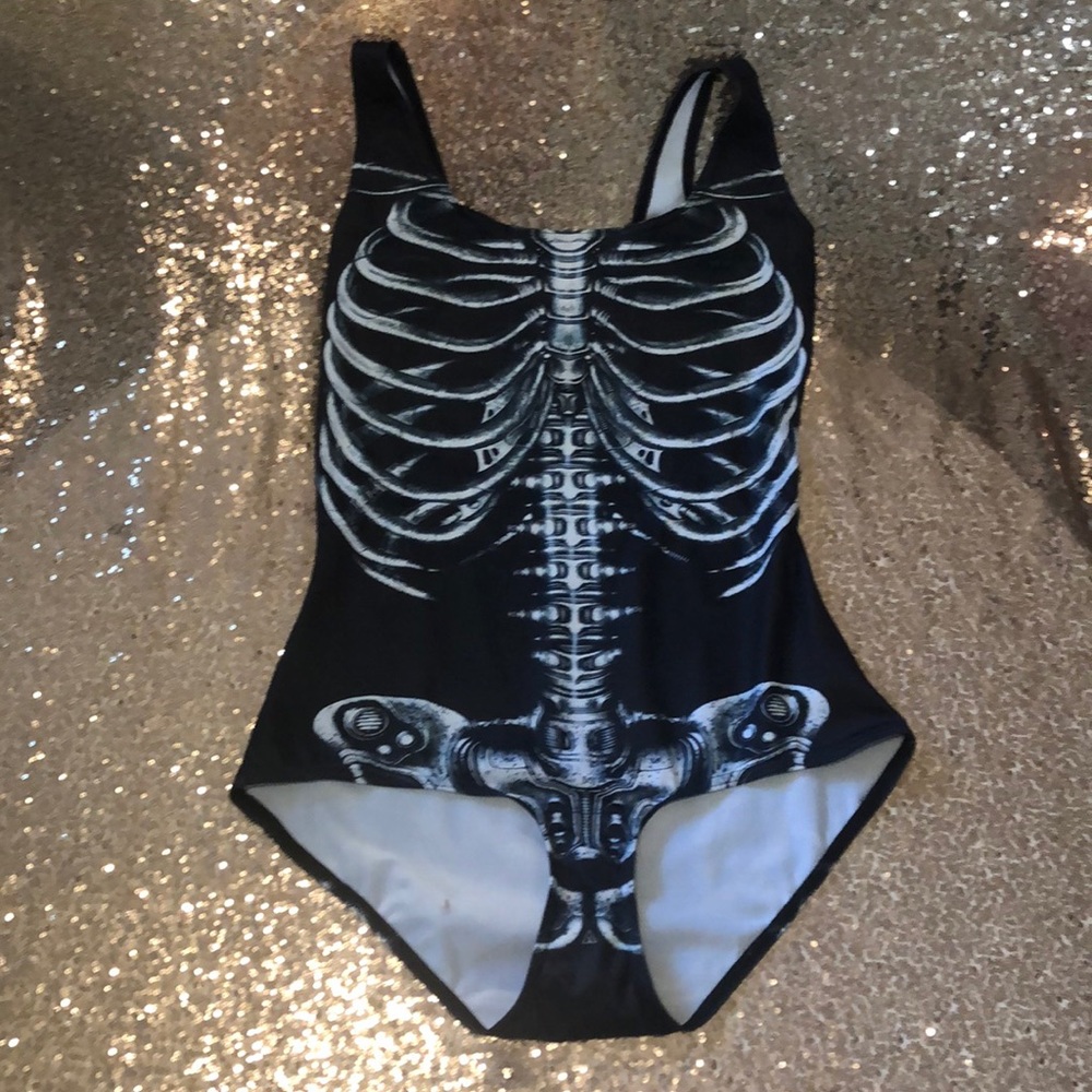 Blackmilk Skeleton Leotard